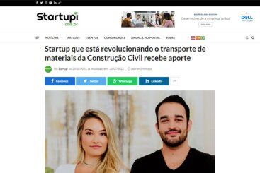 Startup que está revolucionando o transporte de materiais da Construção Civil recebe aporte